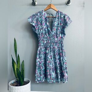 Rails Blue and Pink Kimora Floral Mini Dress
